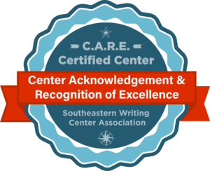 CARE Certified Center by Southeastern Writing Center Association